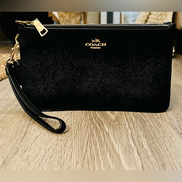 Coach Handbags - Coach Clutch with Double Zipper